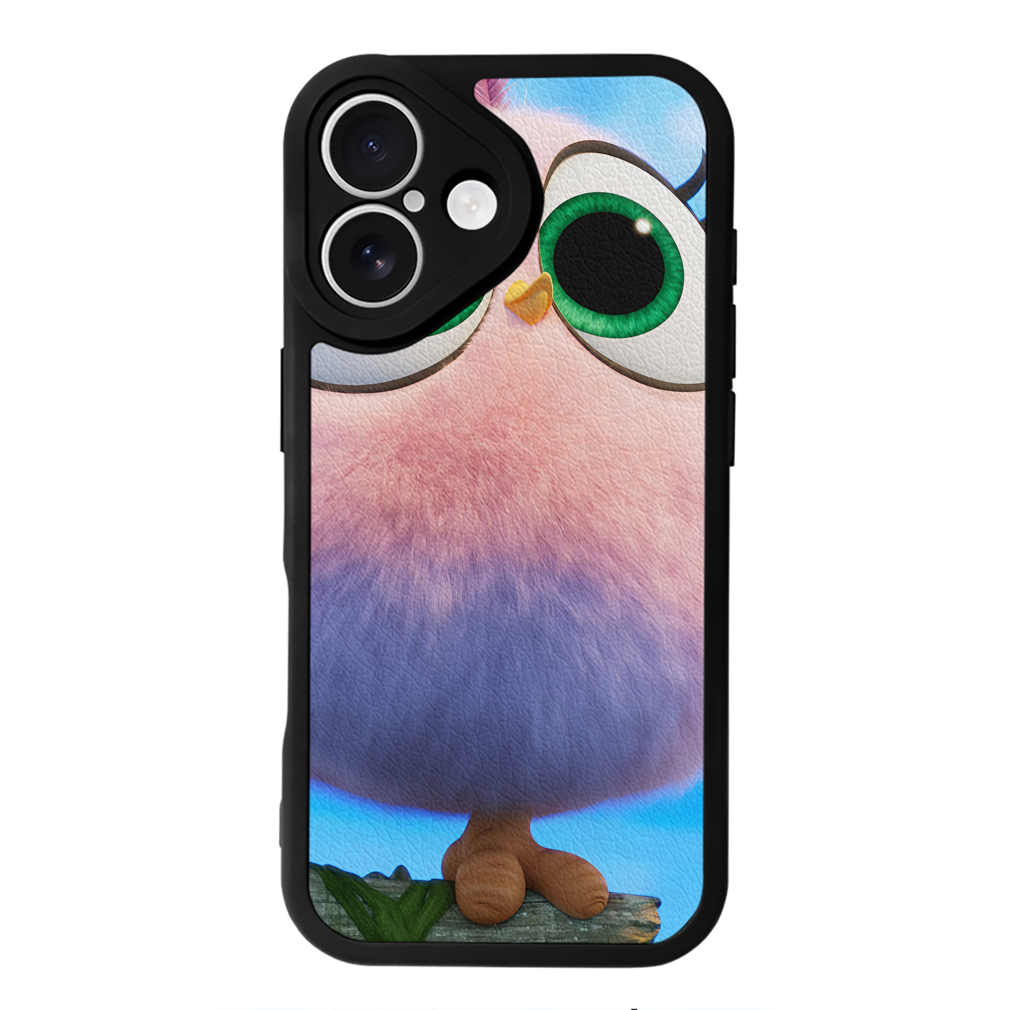 （画像用） Angry Birds アングリーバード 【iPhone 16シリーズ対応】シリコンスマホケース（レザー調） 材質：シリコン